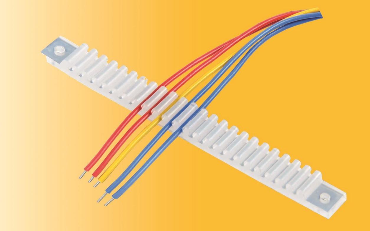 BELI-BECO Litzenhalter 25 Klemmen | Kabelhalter Modellbau | 10 Stück | Made In Germany